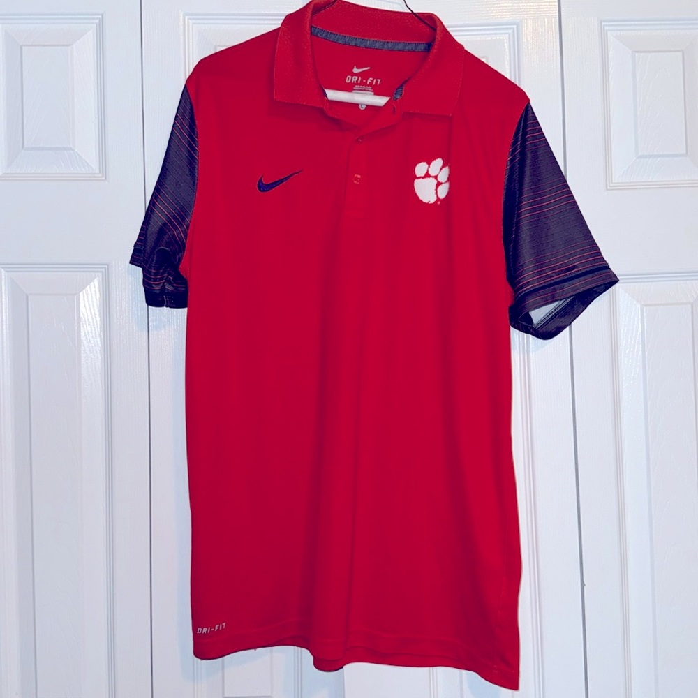 Clemson Nike collared shirt